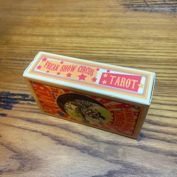 Freak Show Circus Tarot Deck - UNUSED - Colorful Pink & Yellow Box - Picture 5 of 10